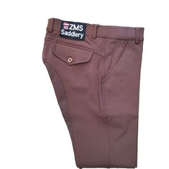 ZMS Full Grip Men Breeches 46 Brown