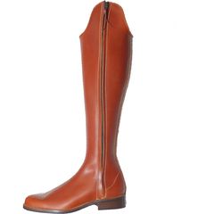 Equestrian Boots Exterior Zipper 37 A1 Hazelnut