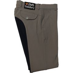 ZMS Full Seat Men Breeches Grey / Navy 50