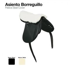ASIENTO BORREGUILLO PARA SILLA INGLESA BLANCO