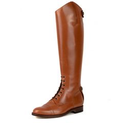 BOTA HIPICA VAQUETA BRONCE.PISO SUELA.