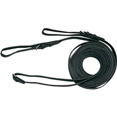 RIENDAS ALEMANAS CUERO NEGRO