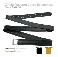 CINCHA VAQUERA CUERO -ECONOMICA-