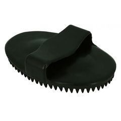 Hippotonic Rubber Oval Currycomb - Black