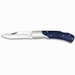 Albainox Blue Stamina Pocket Knife. Blade : 7.8