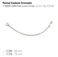 RAMAL CADENA CROMADO 11825F-24N 50cm