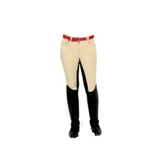 ZMS Full Seat LAdies Breeches Beige-Chocolate 42