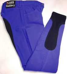 ZMS Full Seat Men Breeches Cobalt Blue / Navy 54