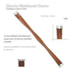 CHEFELESS GIRTH W/Out ELASTIC 0664 Brown 140 cm