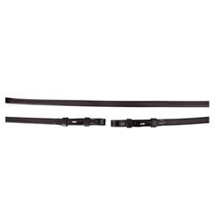 Leather reins 13mm black