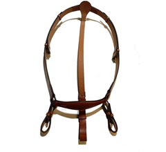 Handmade Wide Spanish Breastplate ZUMAQUERO Light brown