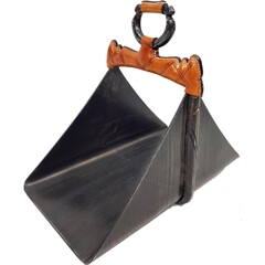 Estribo Vaq. Gavilanes Inox Fragua Forrado Avellana Abatible