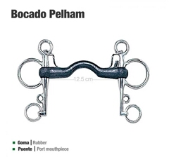 BOCADO PELHAM GOMA PUENTE 21250CR