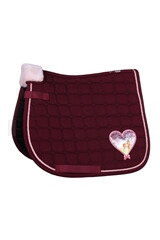 Saddlepad -DReam Team- Pony Burgundy