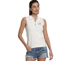 Polo Lhynn Sleeveless M Off White
