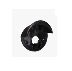 Black smooth flange holder