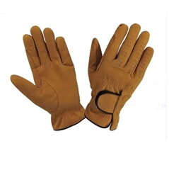 Gloves with velcro and ventilation on the fingers