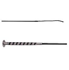 WHIP DRESSAGE CRYSTAL BLACK 120CM