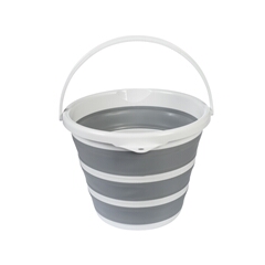 Folding bucket black /grey