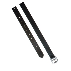 ACTION HH ENGLISH LEATHER STIRRUP (PAIR) BLACK 25X140