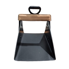 Estribos vaqueros forrados pavonados 13x22