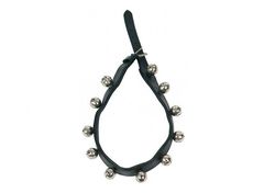Collar de Cascabeles Negro- Plateado