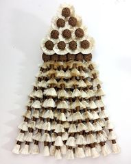 Mosquero De Seda Beige / Marrón