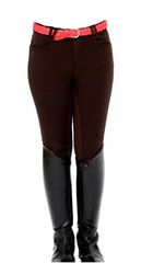 ZMS Full Seat Ladies Breeches Brown 36