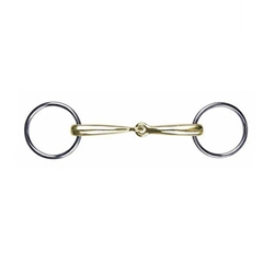 Loose ring snaffle made of argentan - 14mm - 55/135