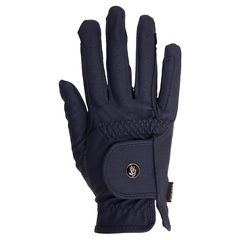 Guantes de montar BR sintéticos All Weather Pro 9.5 Azul Marino