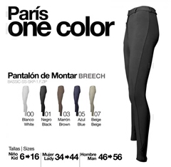 PANTALON PARIS ONE COLOR CABALLERO