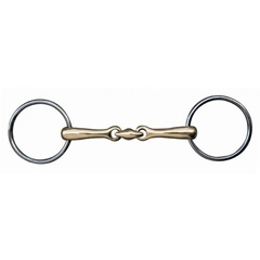 Loose ring snaffle + lozenge 18 mm + argentan