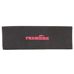 Protector de barbada Premiere de neopreno 18x6cm Negro/Rojo/