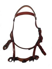 Spanish Bridle Chocker 3 Pilars Unwrapped Snaffle Hazel