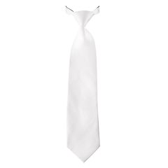 Corbata Para Concurso Blanca