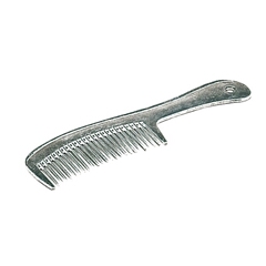 Aluminium mane comb with handle