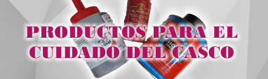 PRODUCTOS PARA EL CUIDADO DEL CASCO